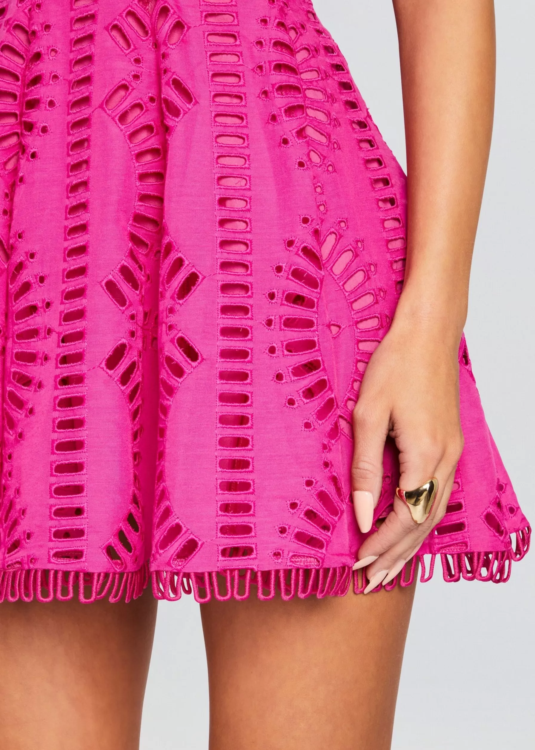 Retrofete Ricka Short Dress Hot Pink Best Sale