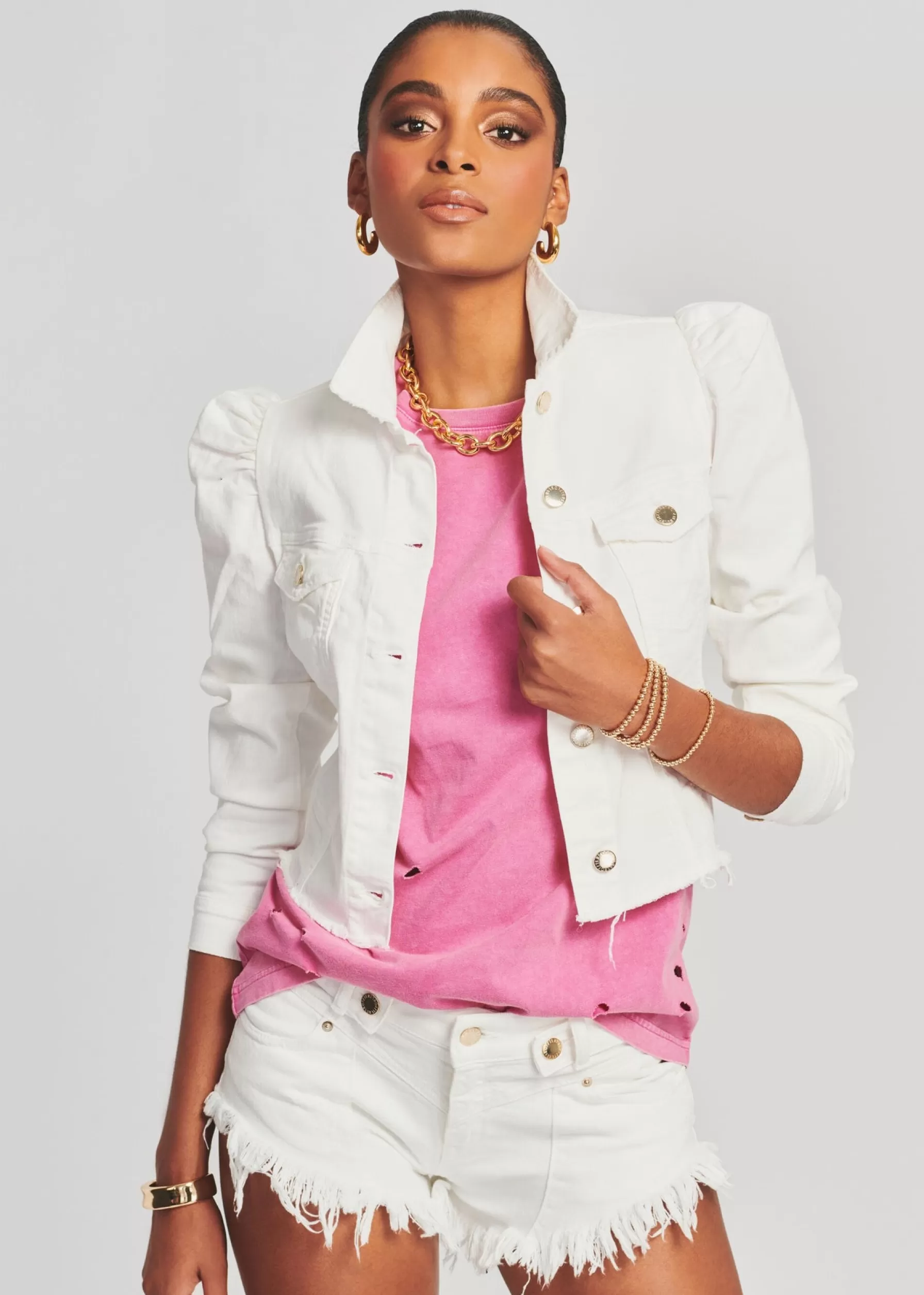 Retrofete Rissa Jacket Vintage White Flash Sale