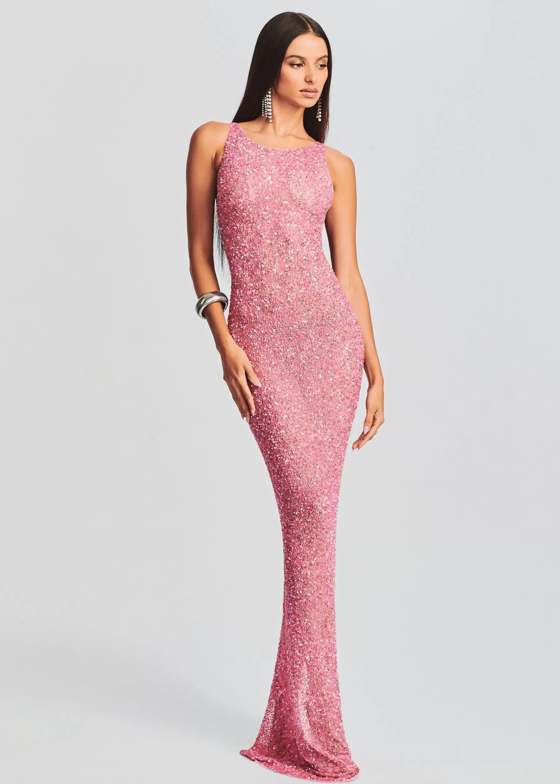 Retrofete Sasha Sequin Dress Bubblegum Pink Flash Sale