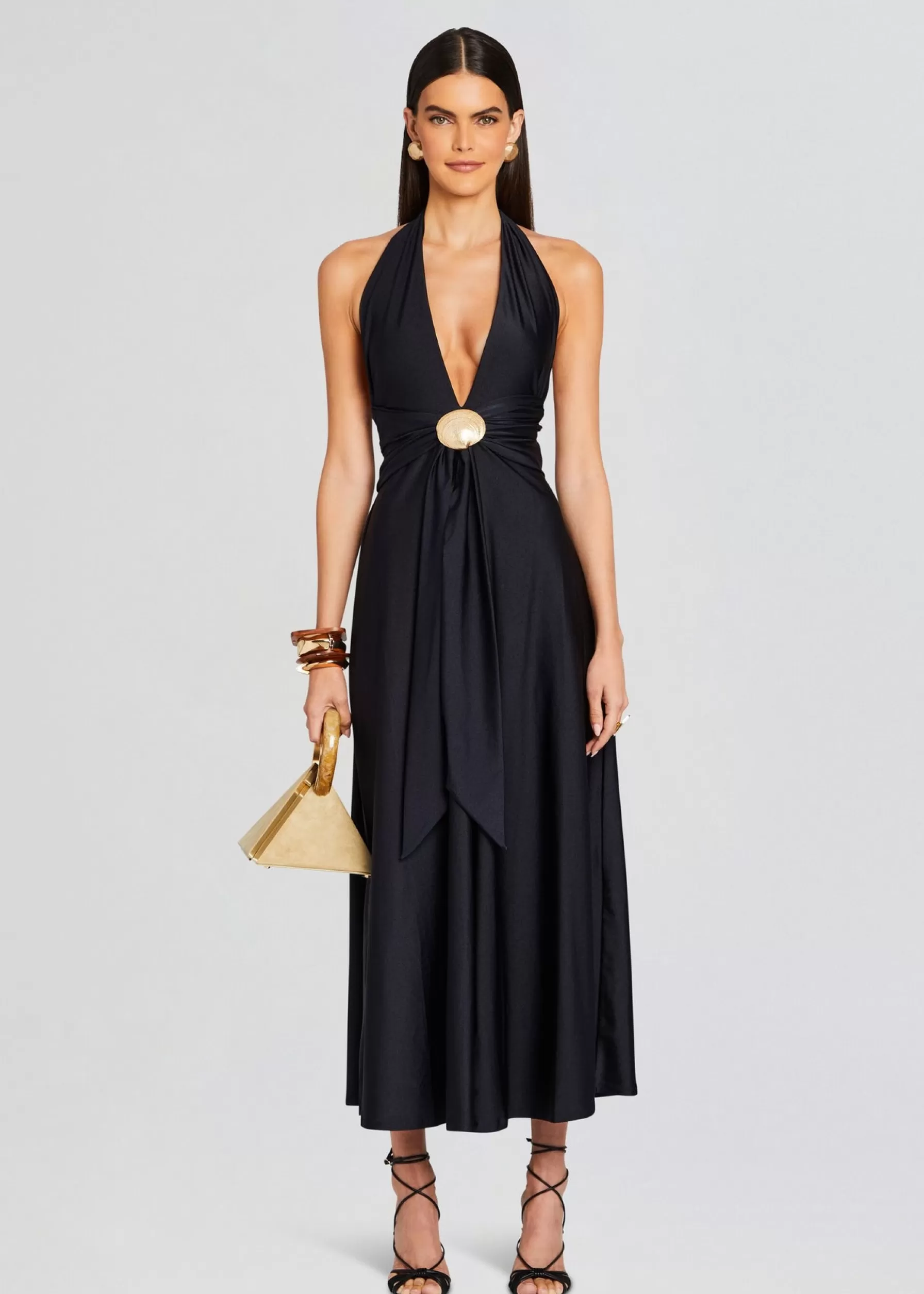 Retrofete Shelly Maxi Dress Black Flash Sale