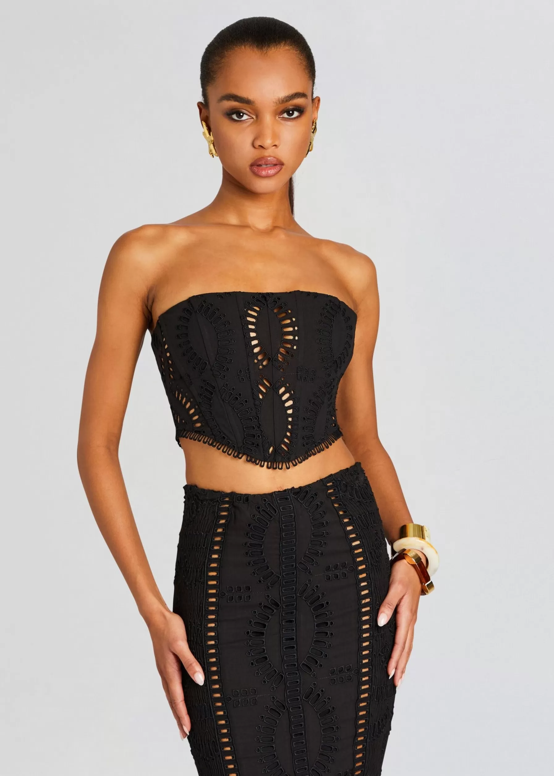 Retrofete Sting Bustier Black Samoa Best Sale