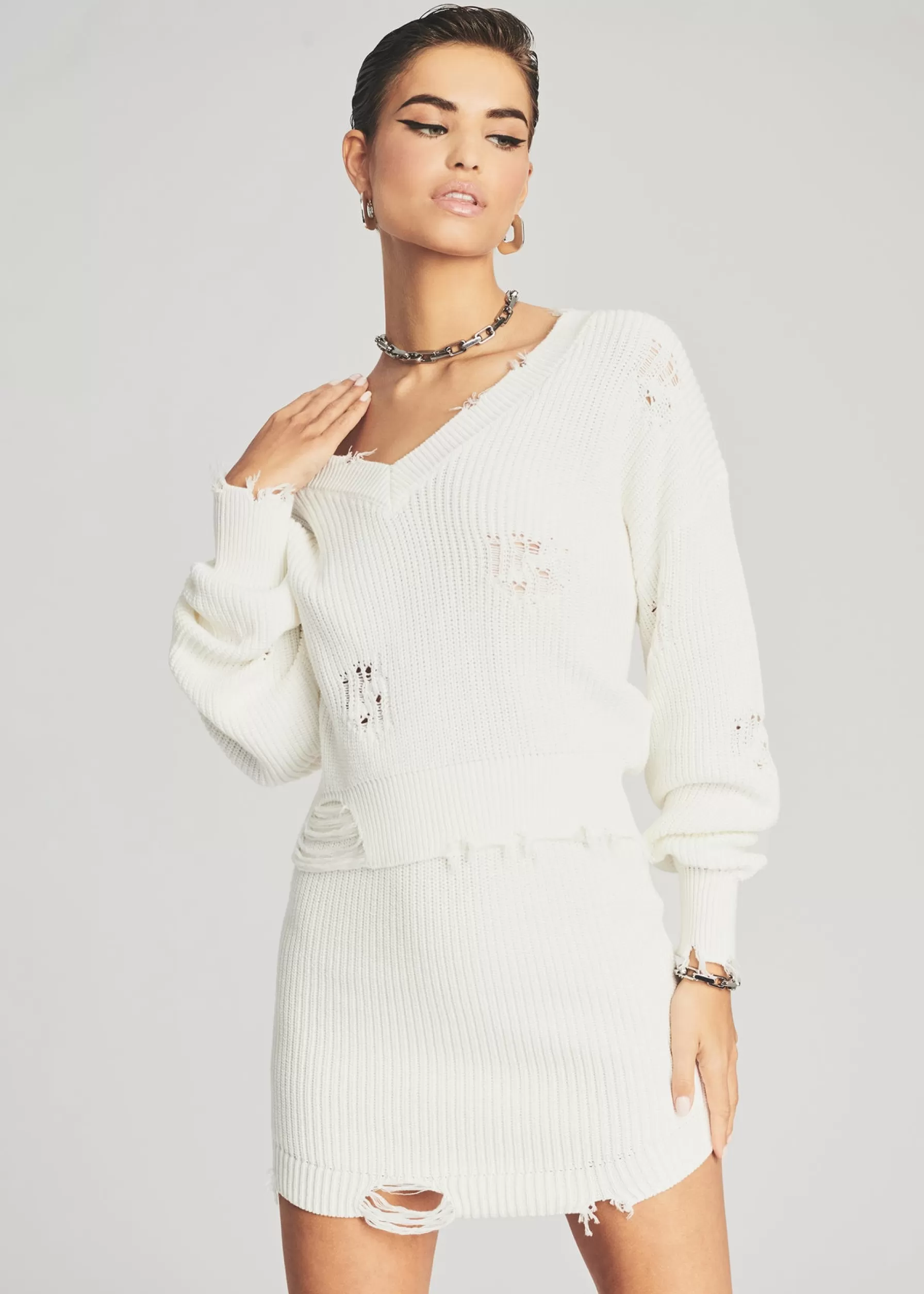 Retrofete Syd Sweater White Hot