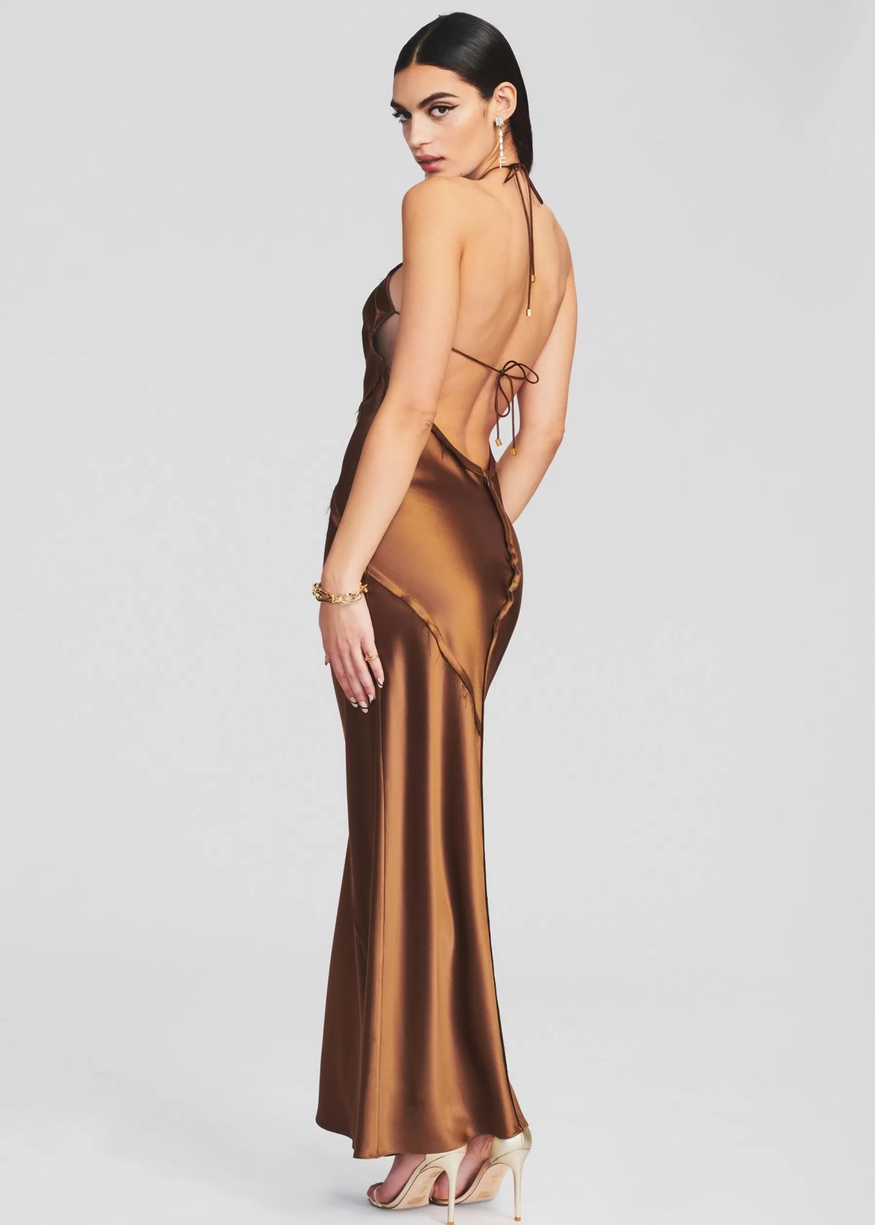 Retrofete Sylvia Dress Cognac Store