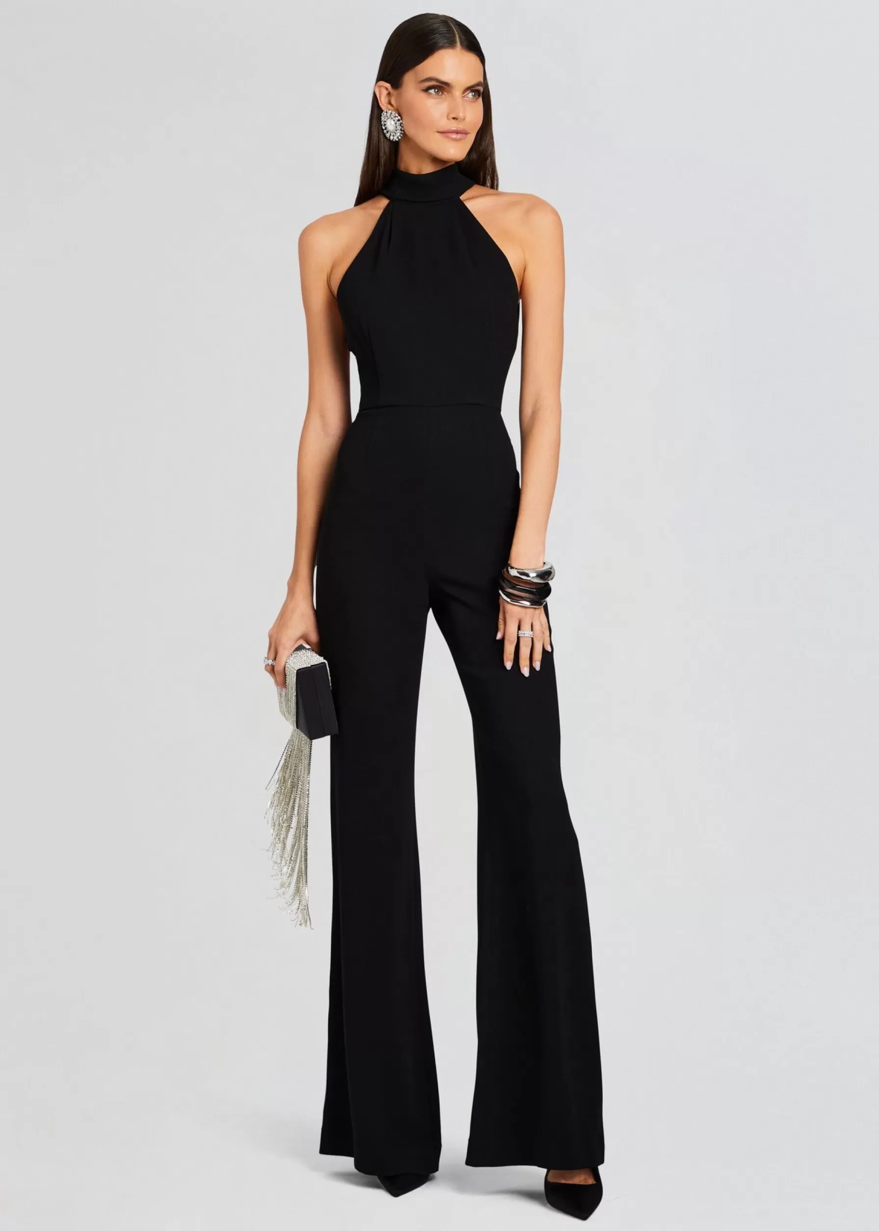 Retrofete Taylor Tie Back Jumpsuit Black Flash Sale