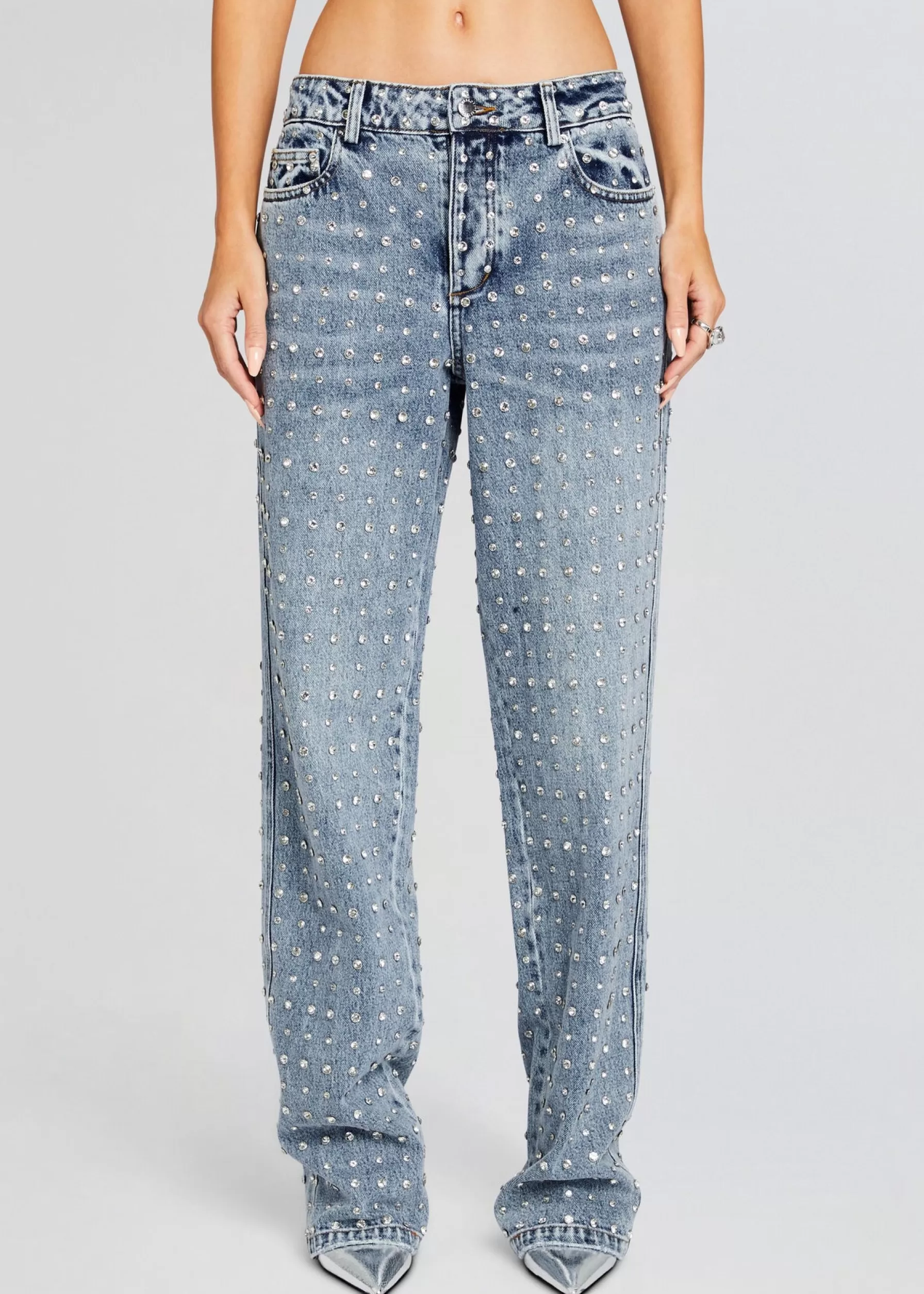 Retrofete Vero Embellished Denim Pant Tangier Fashion