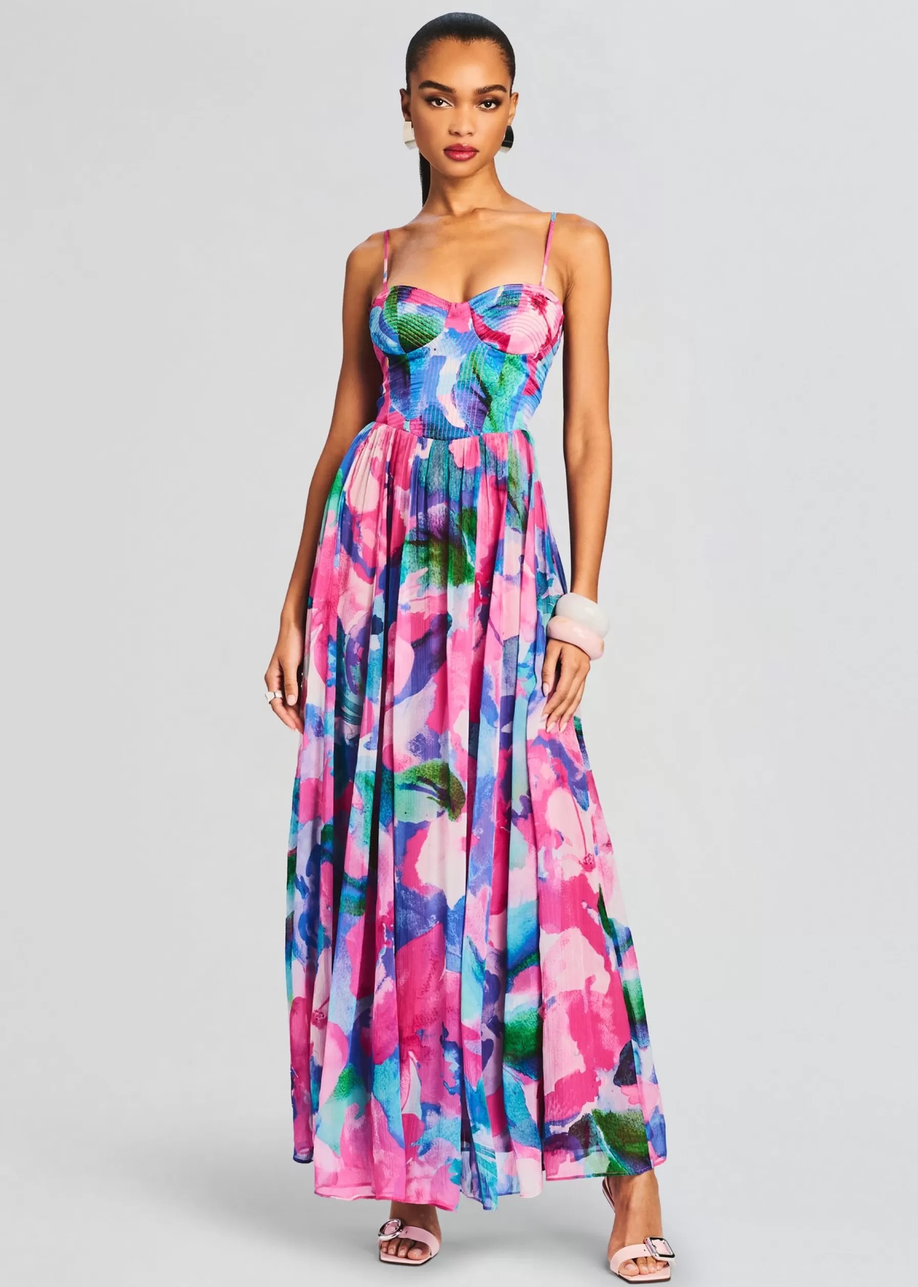 Retrofete Vesa Corset Long Dress Multicolor Online