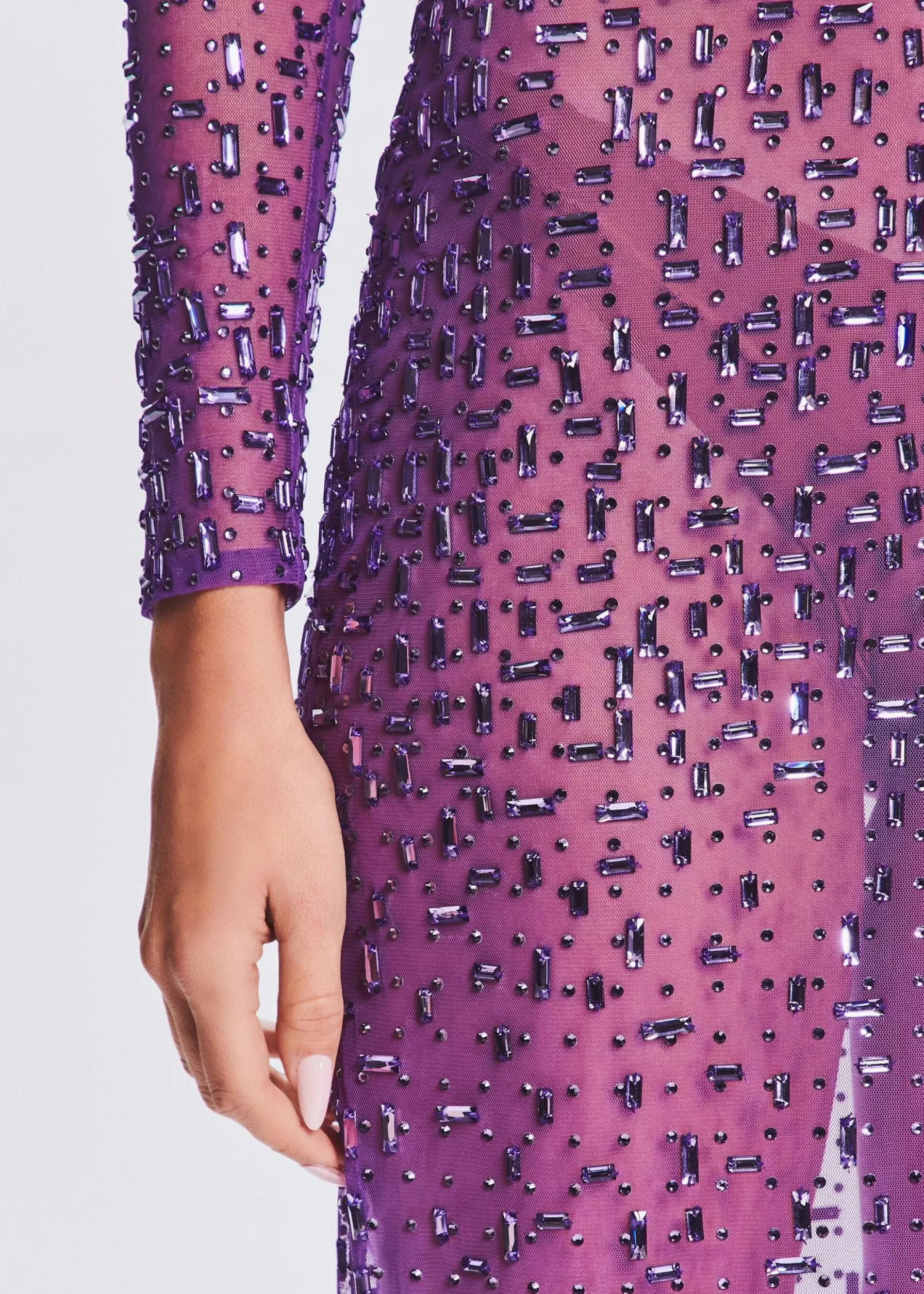 Retrofete Vinci Sequin Dress Amethyst Hot