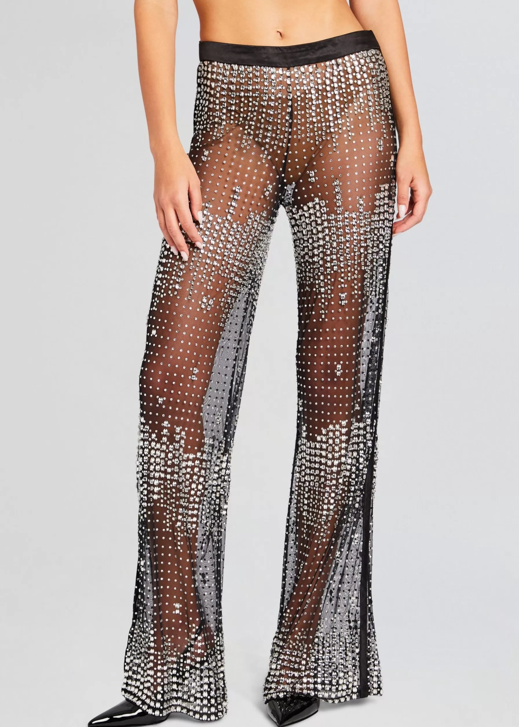 Retrofete Vondra Sequin Pant Black/Silver Discount