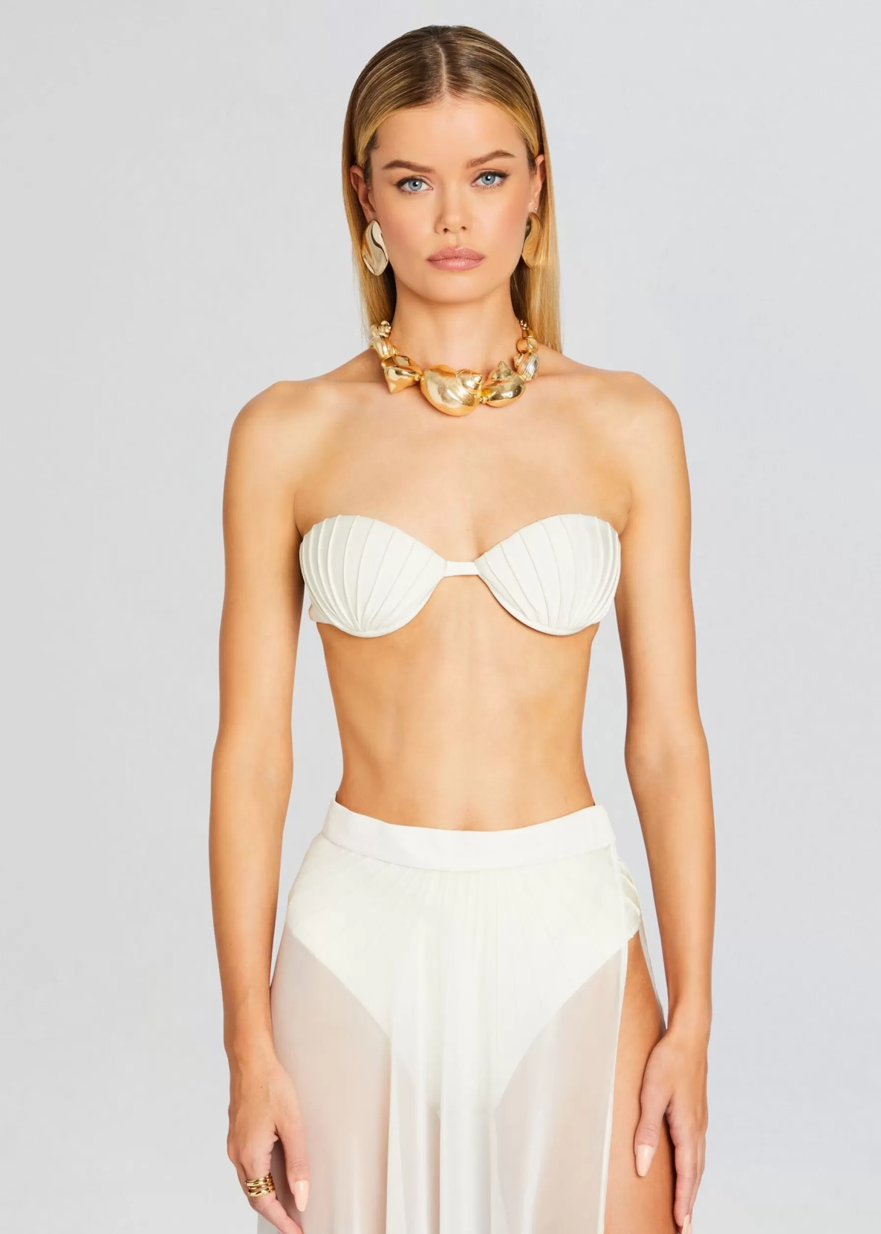 Retrofete Yolanda Bikini Top Cream Clearance