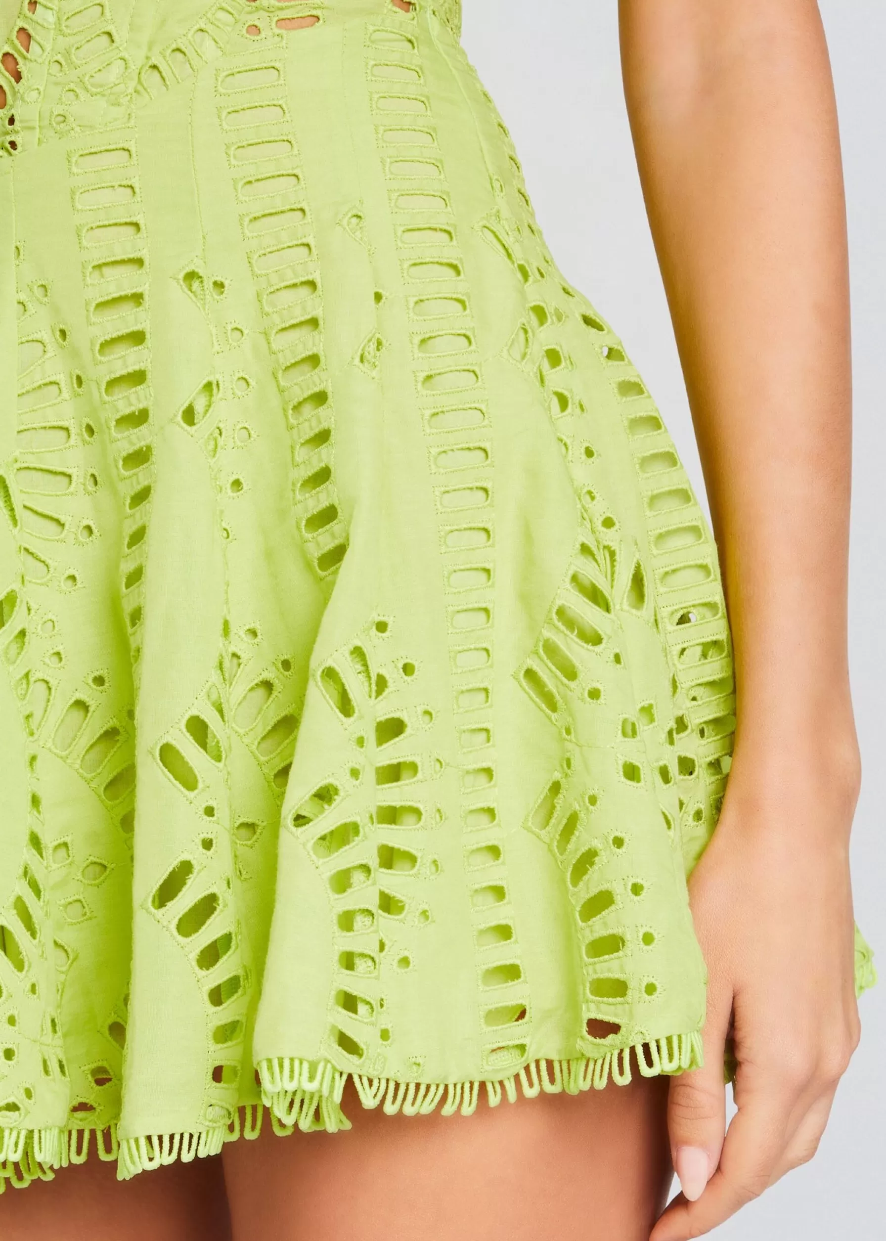 Retrofete Zannick Short Dress Lime Punch Fashion